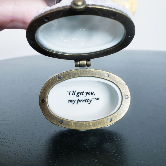 *Last Chance* Wicked Witch Of The West PHB Wizard Of Oz Porcelain Hinged Box - Picture 7 of 8